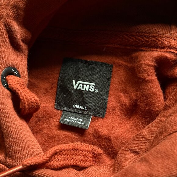 *NEW Vans Men's Custom Tall Hoodie - Burnt Henna - Picture 7 of 9